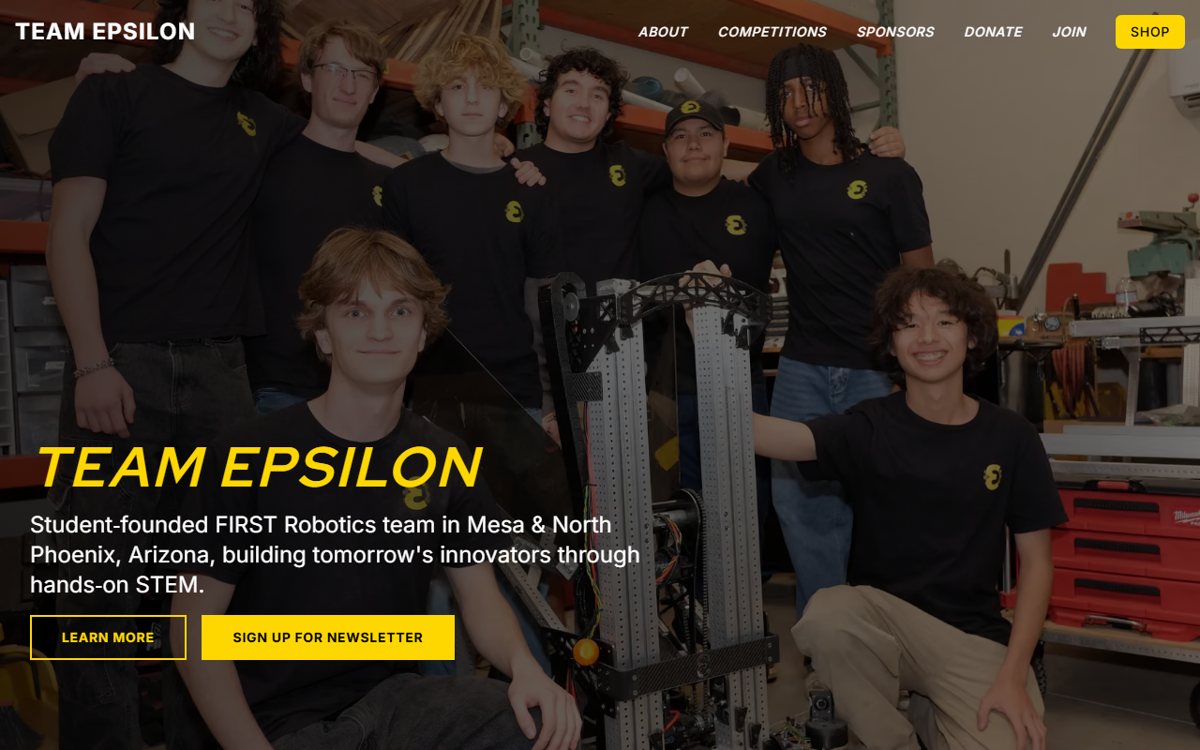 Screenshot of Team Epsilon